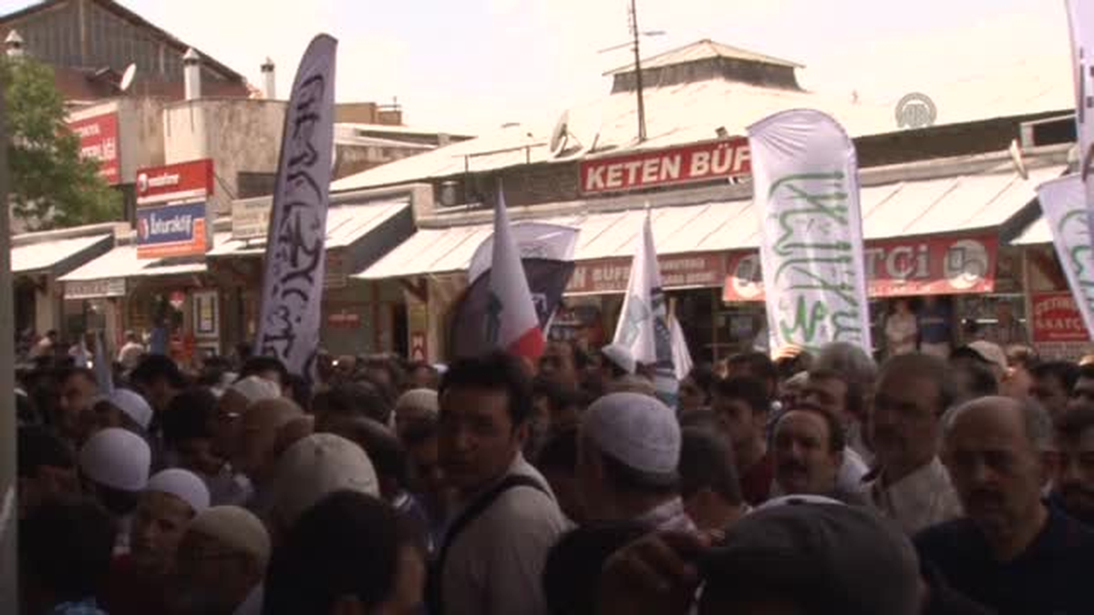 Konya\'da İsrail\'in Gazze\'ye Yönelik Saldırılarına Tepki