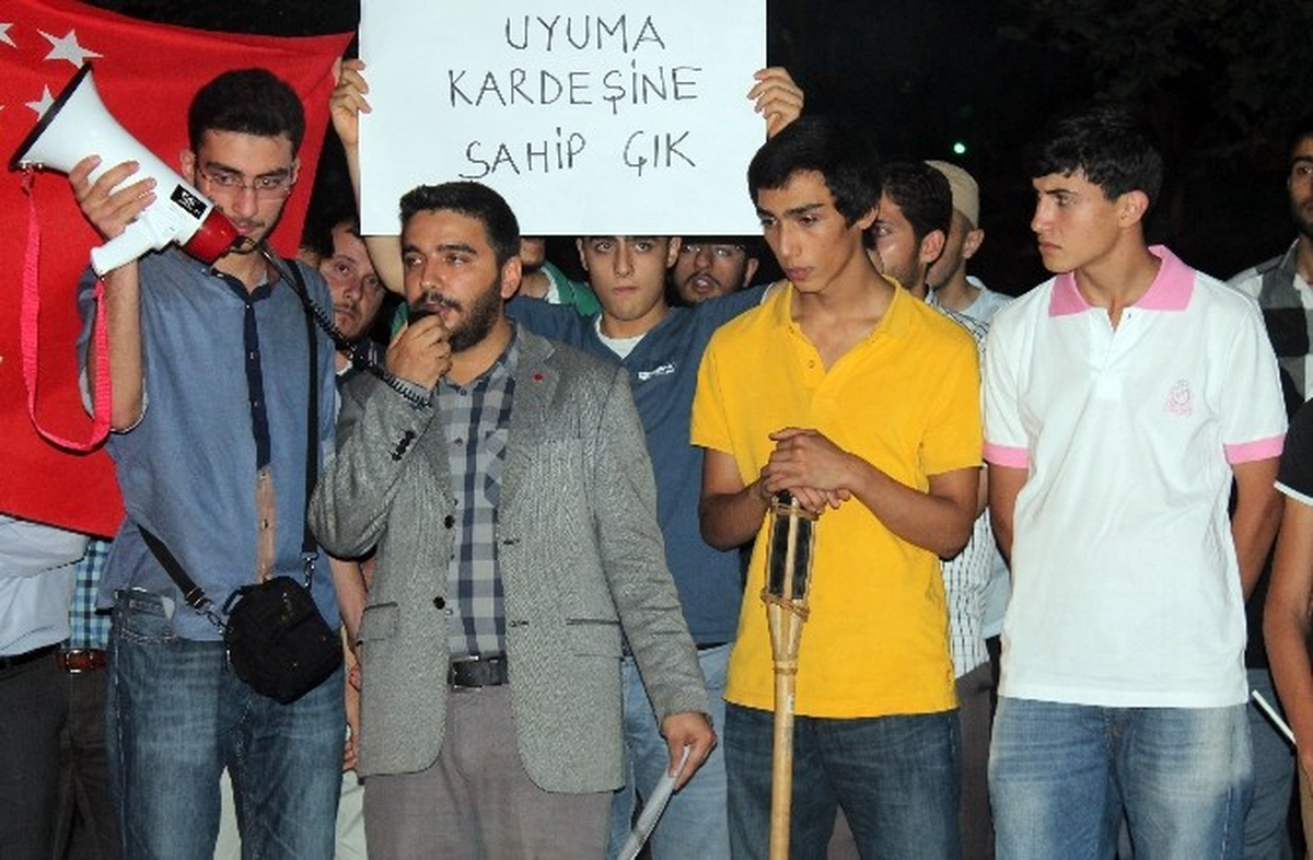 Konya\'da İsrail\'in Gazze\'ye Saldırıları Protesto Edildi
