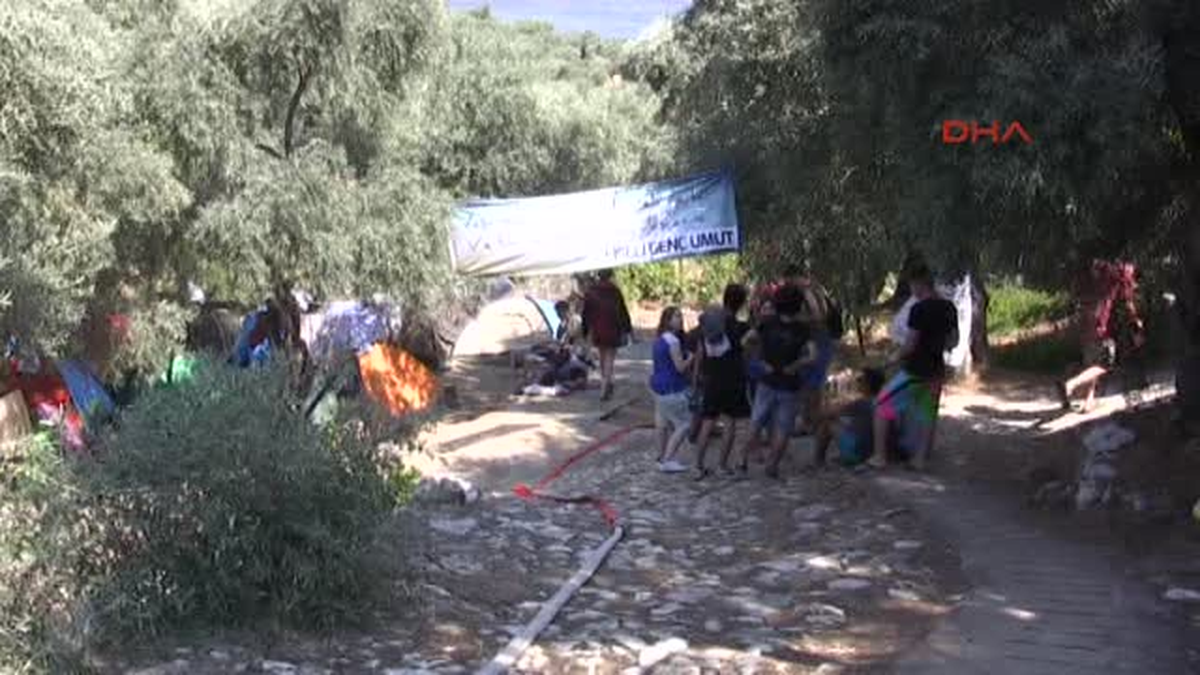 Öğrenciler Milas Bafa\'daki Kampta Buluştu