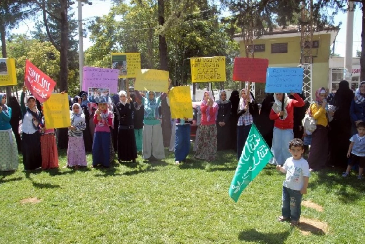 Şanlıurfa Siverek\'te İsrail\'in Gazze Saldırıları Protesto Edildi