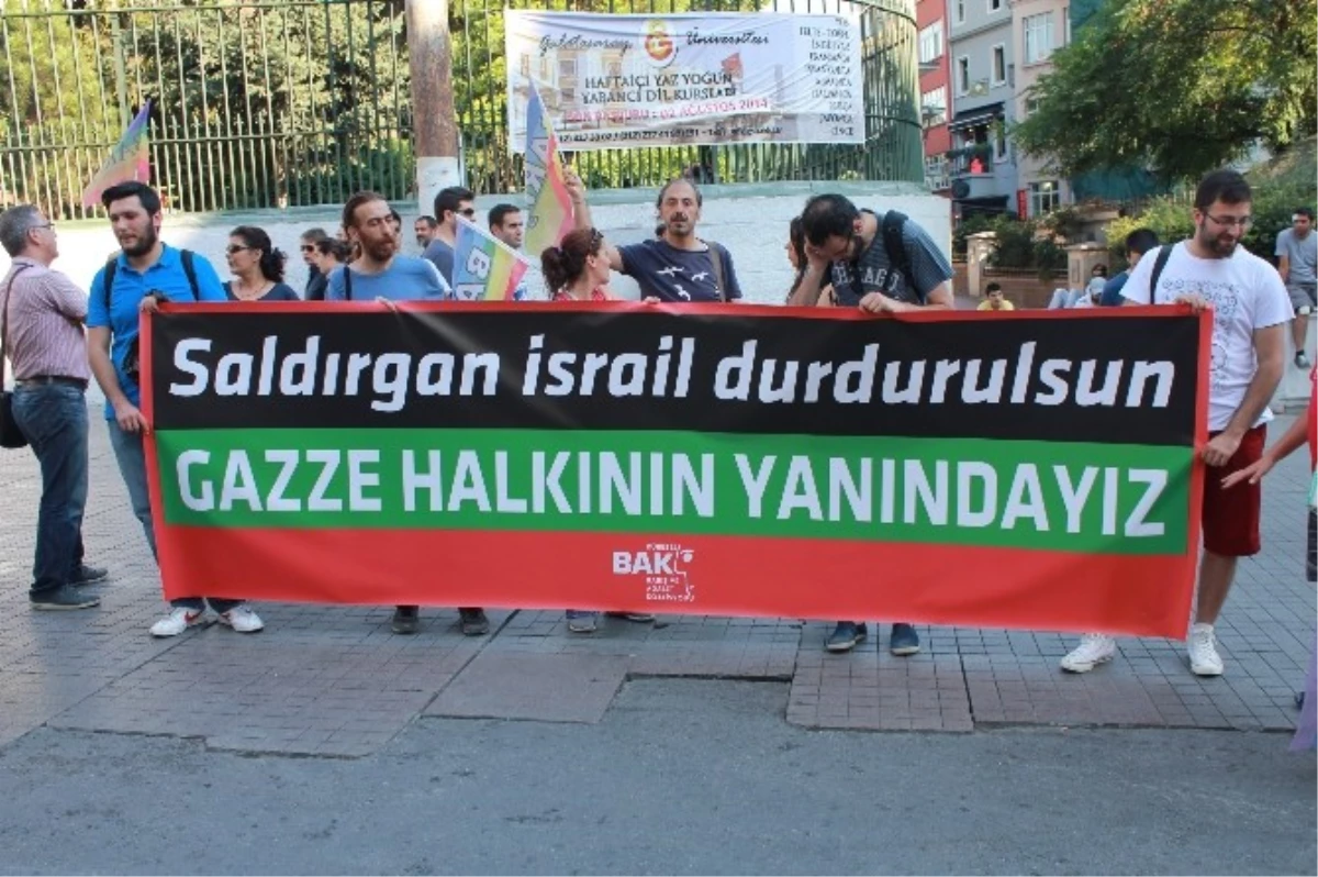 Taksim\'de İsrail Protestosu