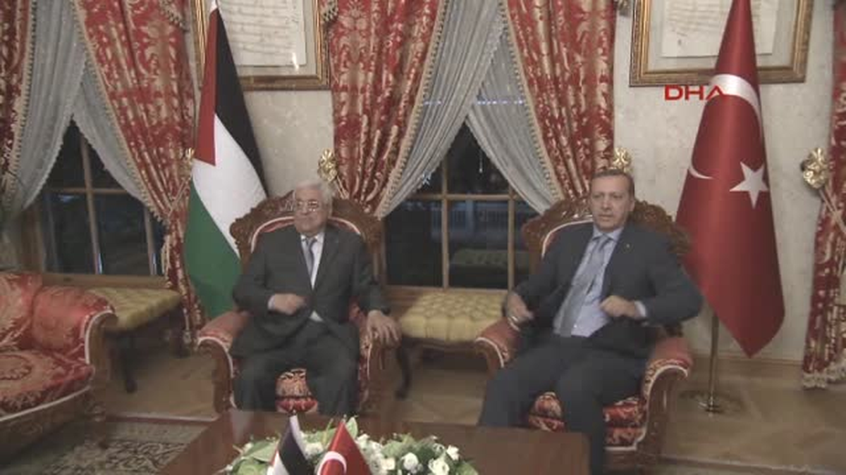 Başbakan Erdoğan ile Mahmud Abbas Bir Araya Geldi