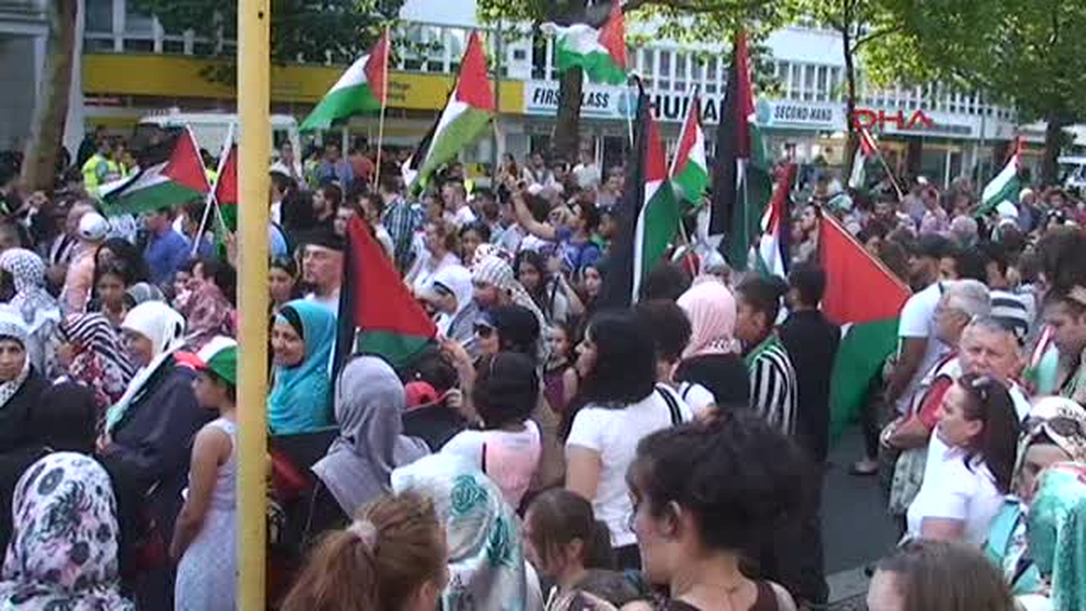 Berlin\'de Gazze Yürüyüşü