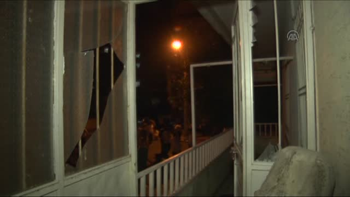 Bir derneğe ses bombası atıldı -
