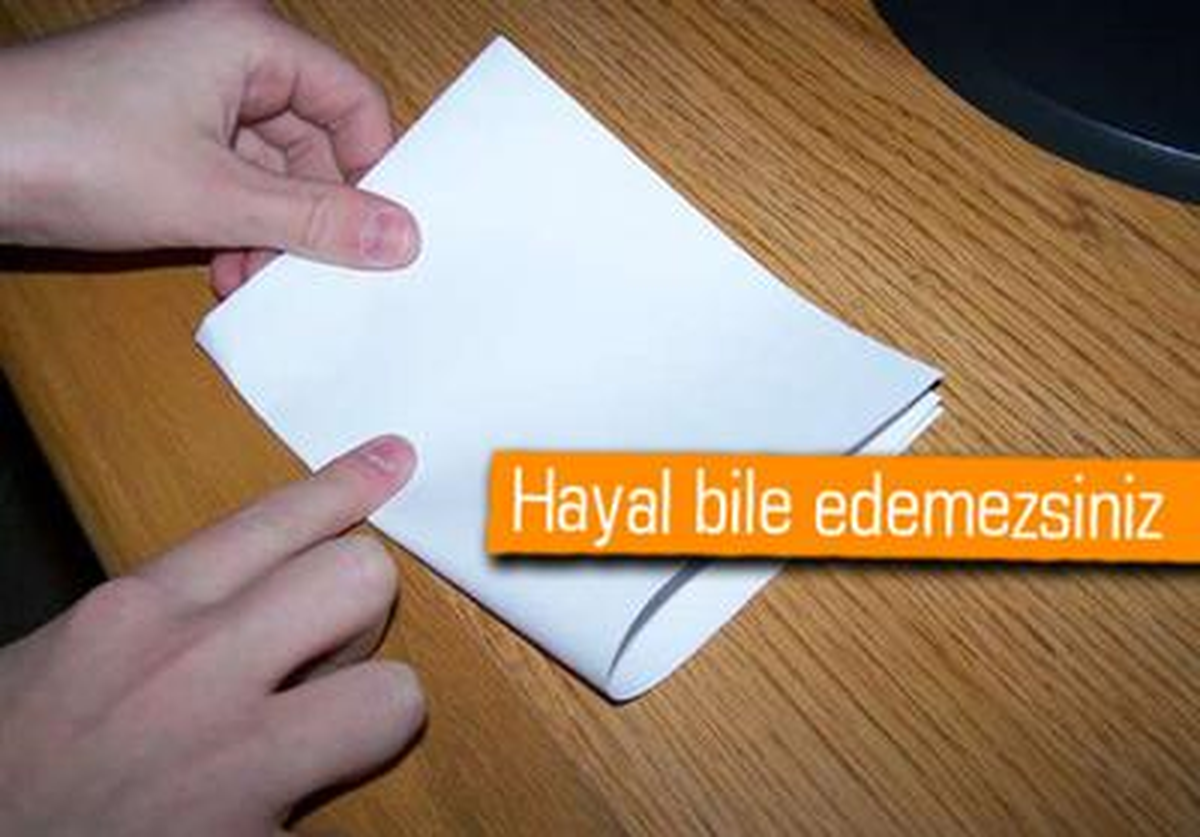 Bir Kağıdı 103 Defa Katlarsak Ne Kadar Kalın Olur?