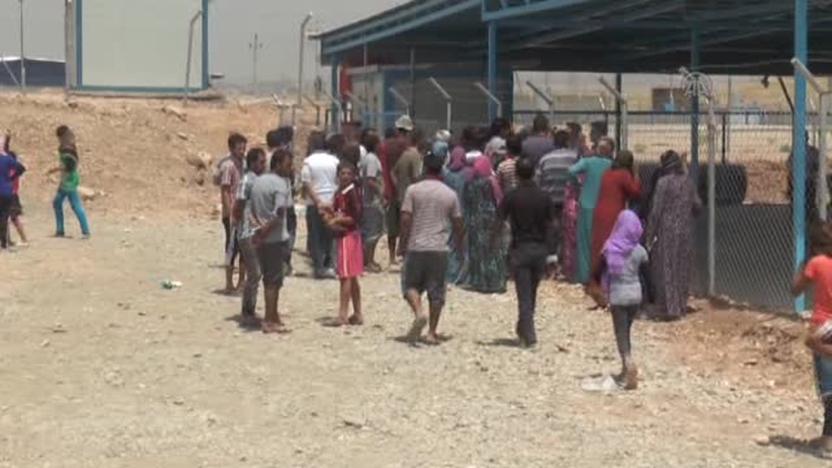 Çadır kampta bir yılı doldurdular -