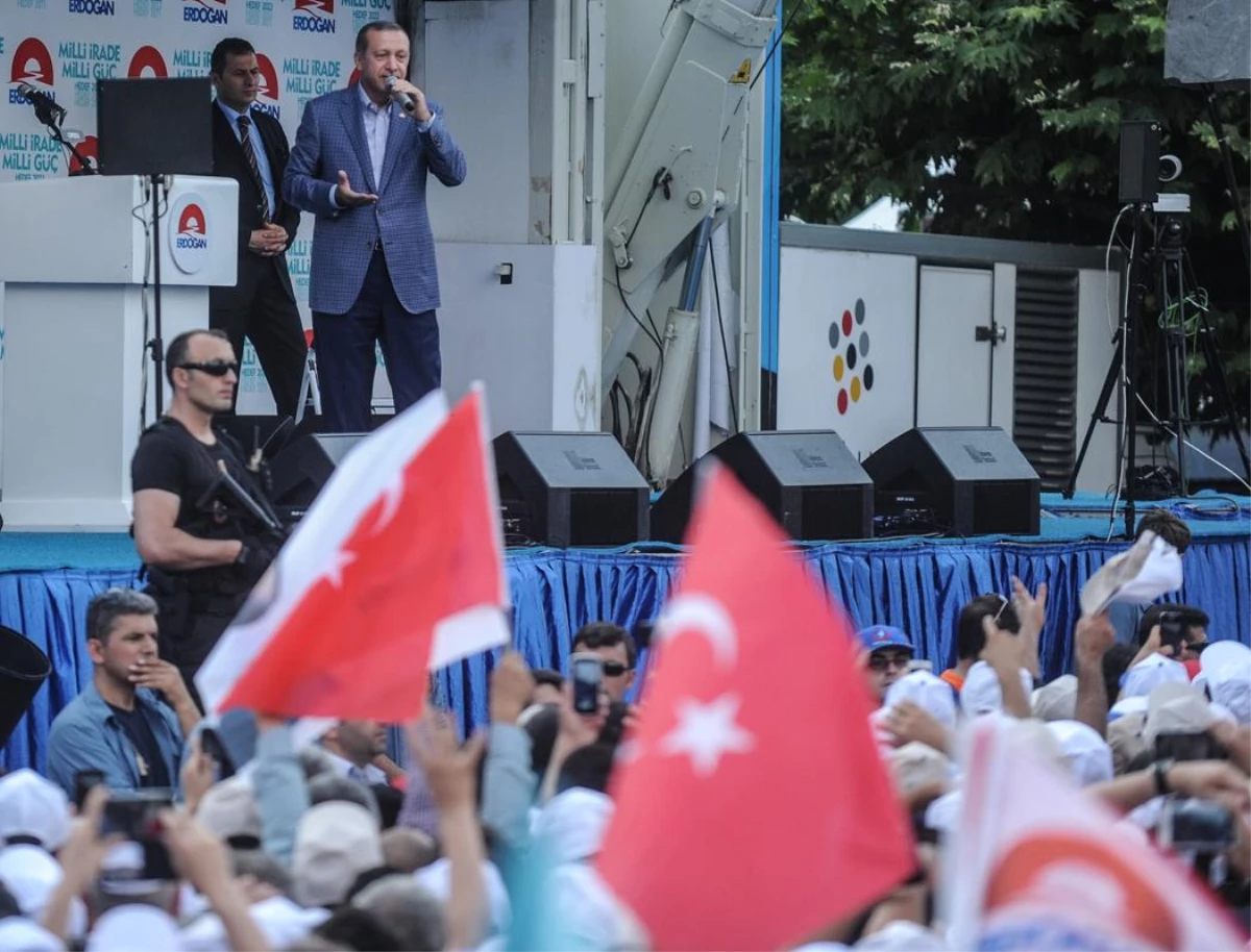 Cumhurbaşkanı Adayı ve Başbakan Erdoğan\'ın Ordu Mitingi