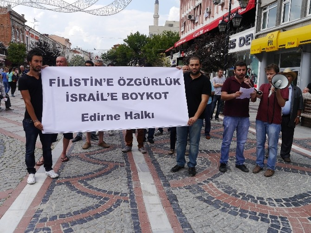 Filistin\'e Özgürlük, İsrail\'e Boykot"