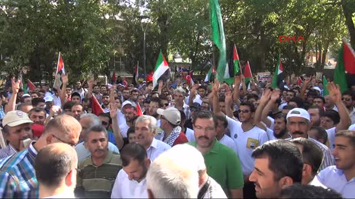 Gaziantep\'te İsrail Protestosu