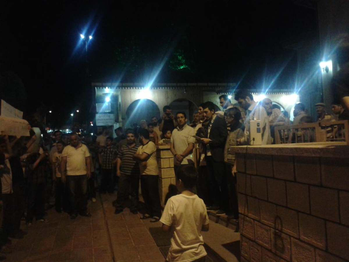 İsrail\'in Gazze Saldırılarının Protesto Edilmesi