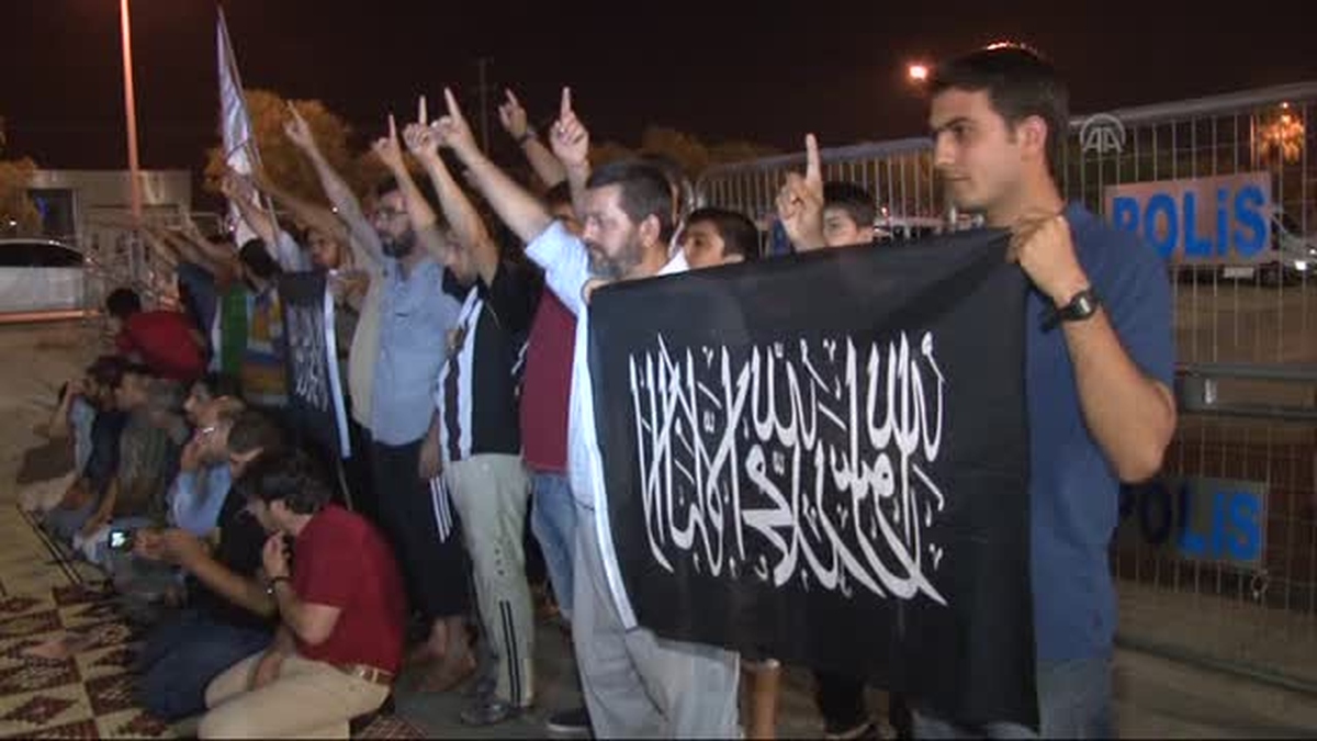 İsrail\'in Gazze saldırılarının protesto edilmesi -