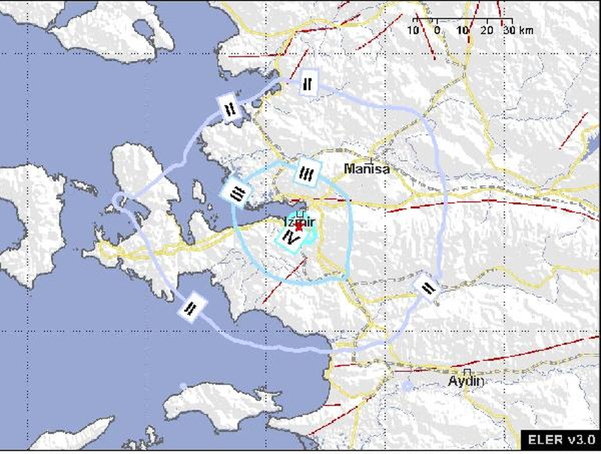 İzmir\'de Deprem