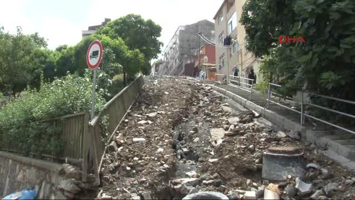 Kağıthane\'de Su Baskını