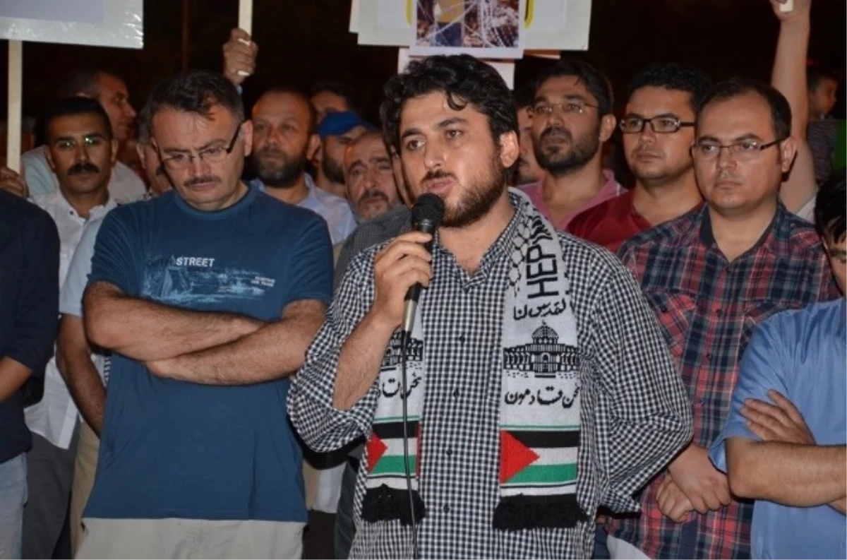 Karaman\'da Gazze Saldırıları Protesto Edildi