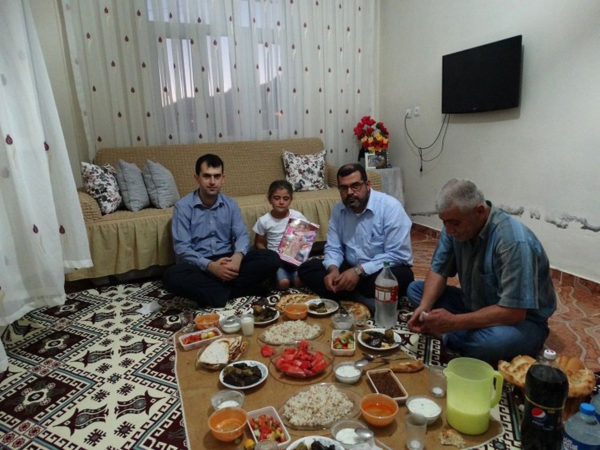 Kaymakam Sarı\'dan Ailelere Ziyaret