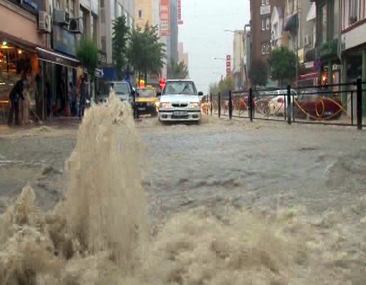 Tekirdağ Sağanak Yağışa Teslim