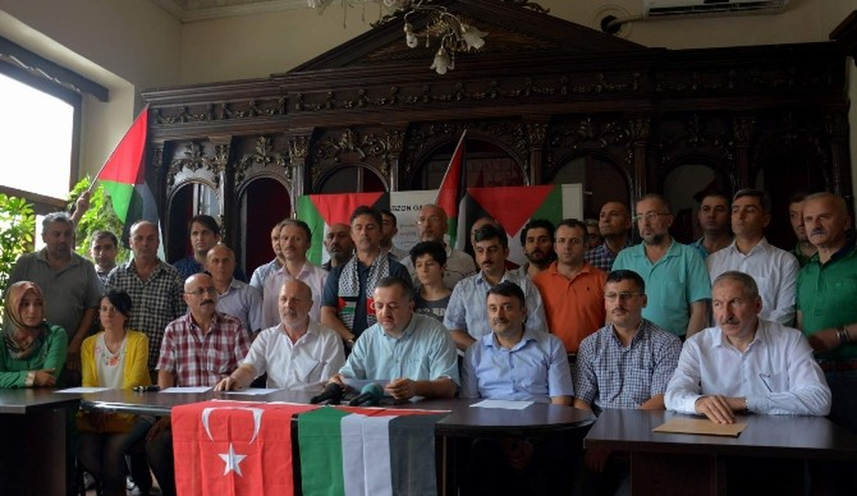 Trabzon Sivil İnisiyatifi\'nden İsrail\'e Kınama