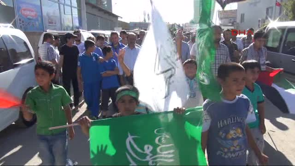 Van\'da, BM Yüksek Komiserliği Önünde İsrail Protestosu