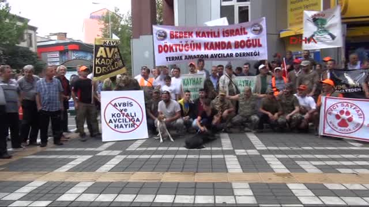Avcılardan Protesto Yürüyüşü