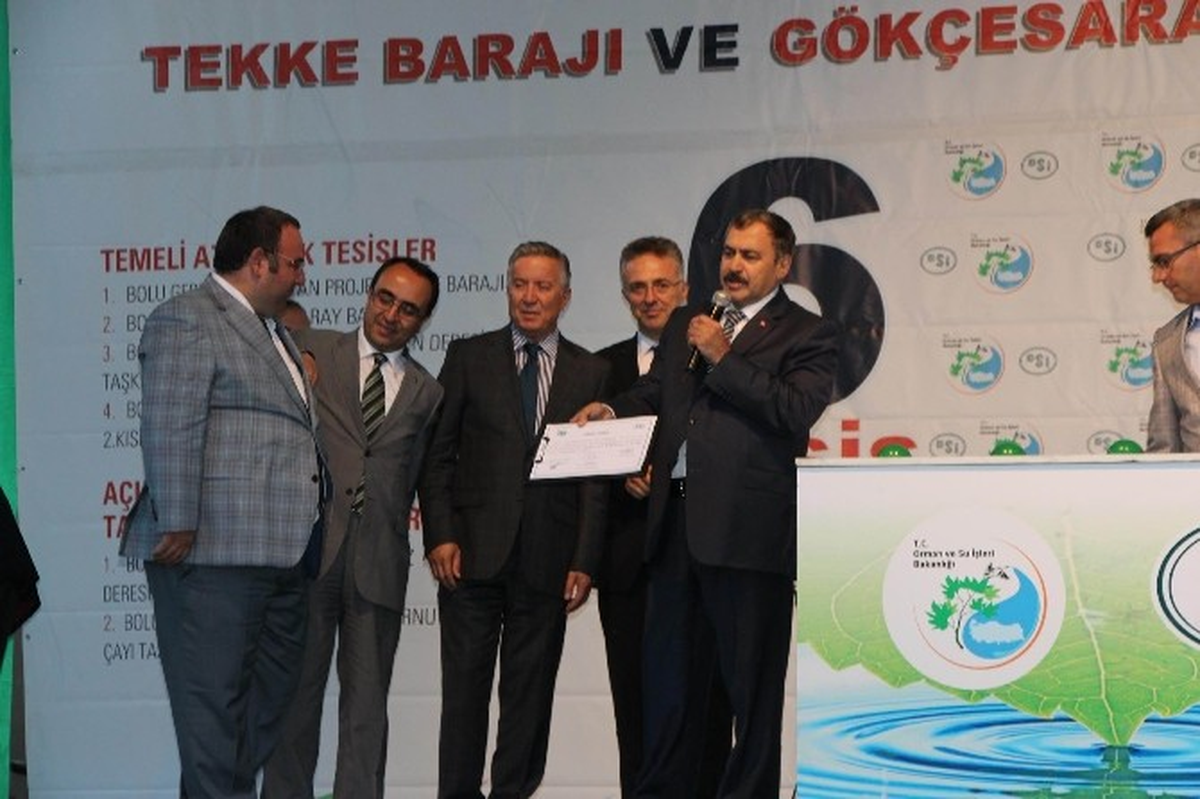 Bakan Eroğlu, Bolu\'da Toplu Açılış ve Temel Atma Törenine Katıldı
