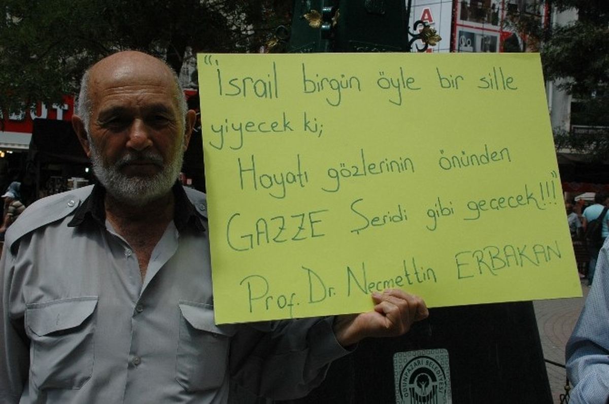 Eskişehir\'de Gazze Protestosu