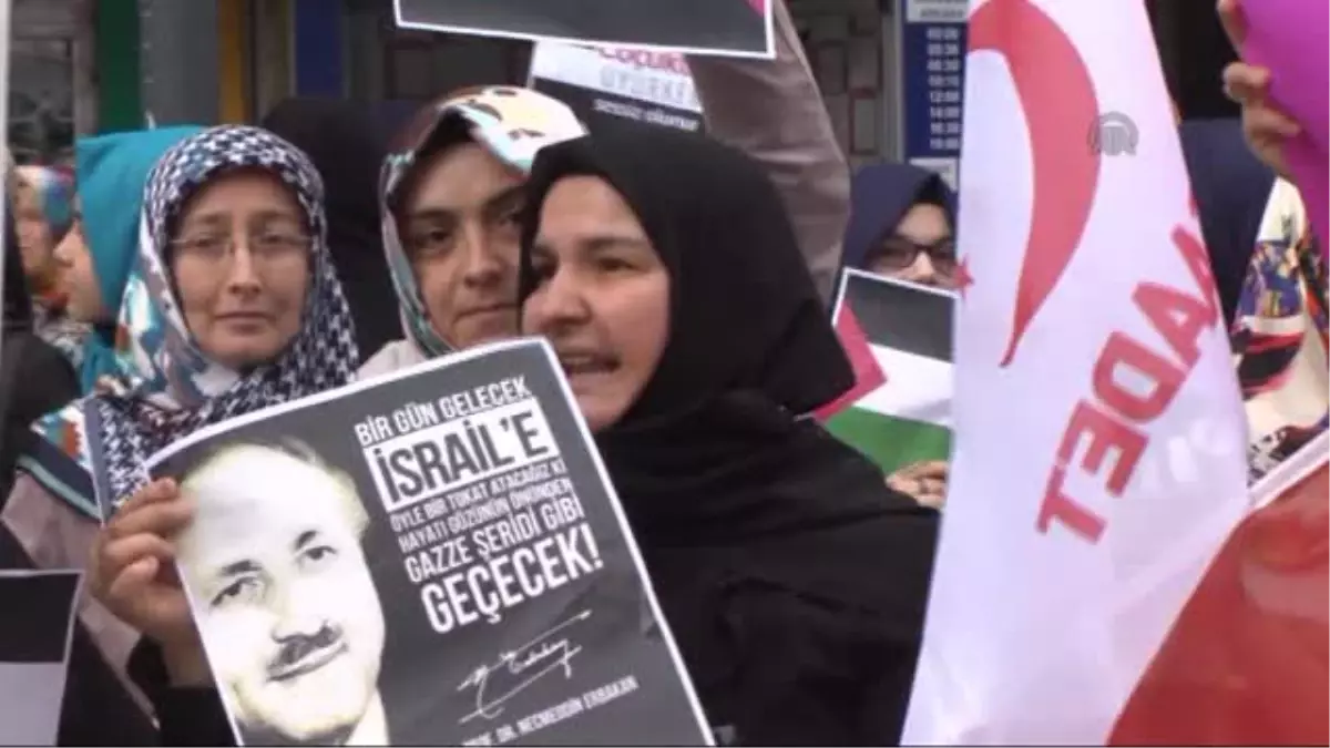 İsrail\'in Gazze saldırılarının protesto edilmesi -