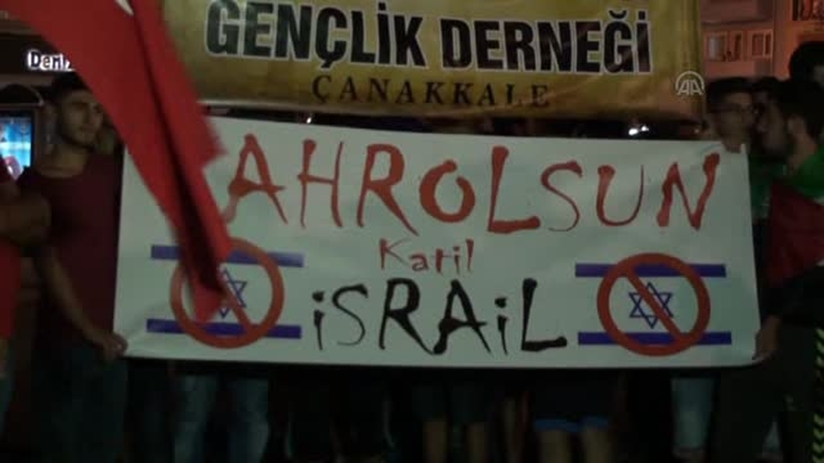 İsrail\'in Gazze\'ye Saldırılarının Protesto Edilmesi