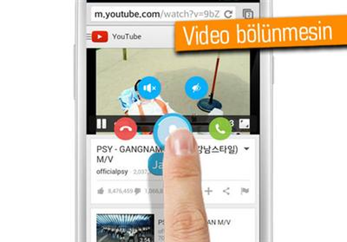 Telefonda Uygulamayı Kapamadan Gelen Çağrıyı Yönetin