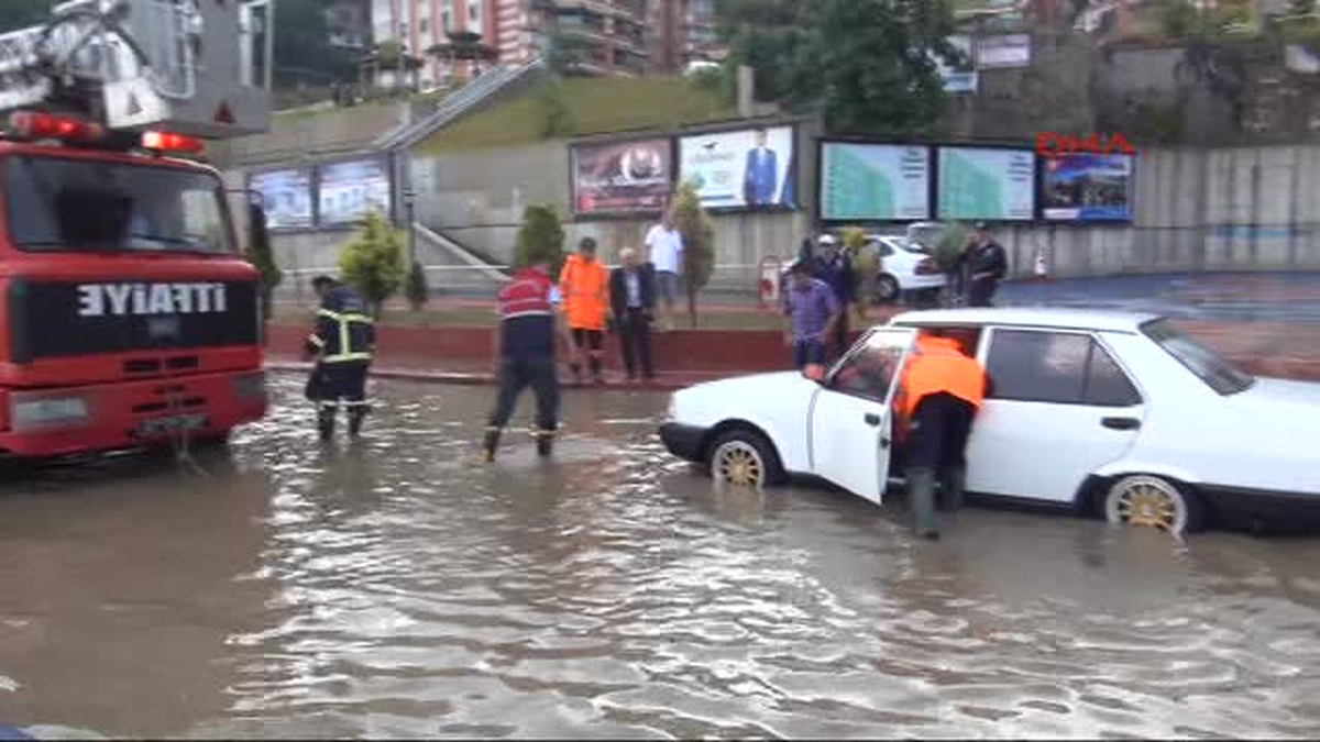 Zonguldak\'ta Şiddetli Yağmur