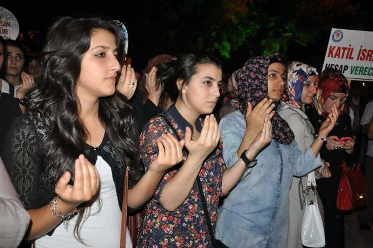 İsrail\'in Gazze Saldırılarının Protesto Edilmesi