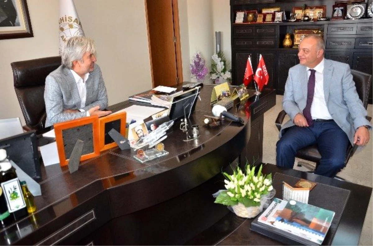 Başkan Ergün\'den Akhisar Belediyesi\'ne Ziyaret