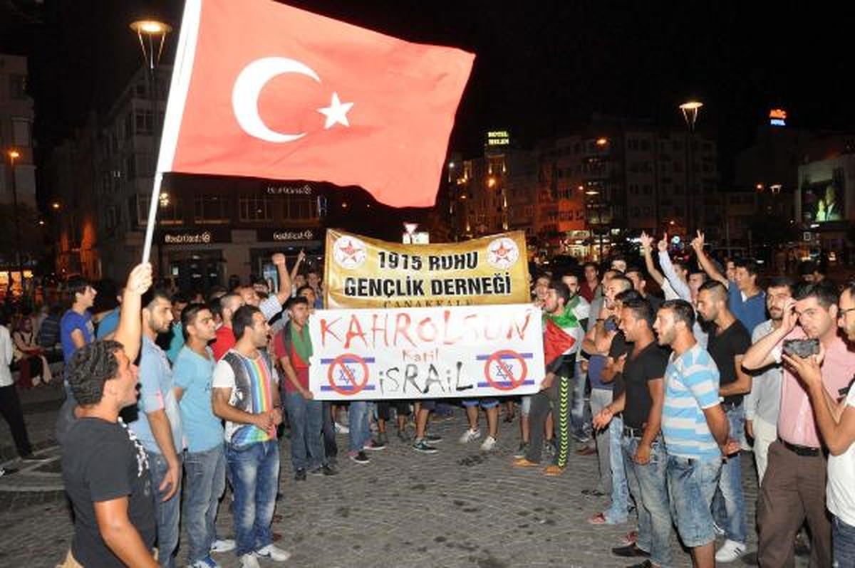 Çanakkale\'de İsrail Tepkisi