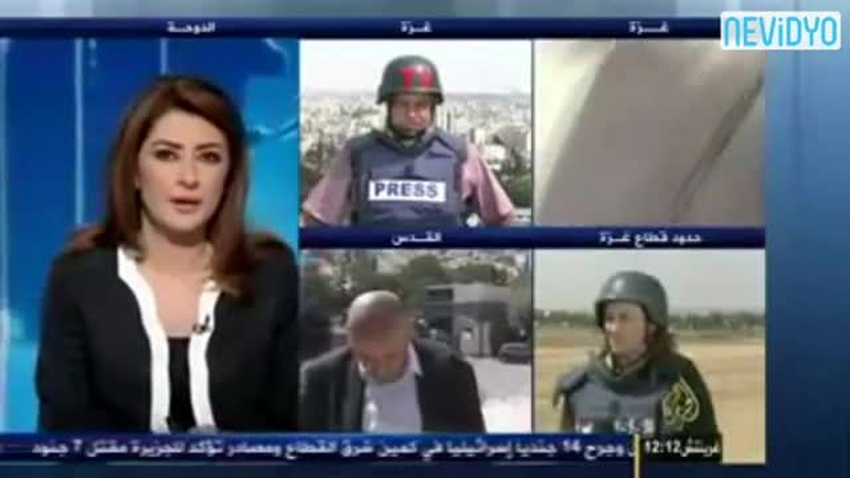 Gazze\'den Yayın Yapan Muhabir Gözyaşlarına Boğuldu