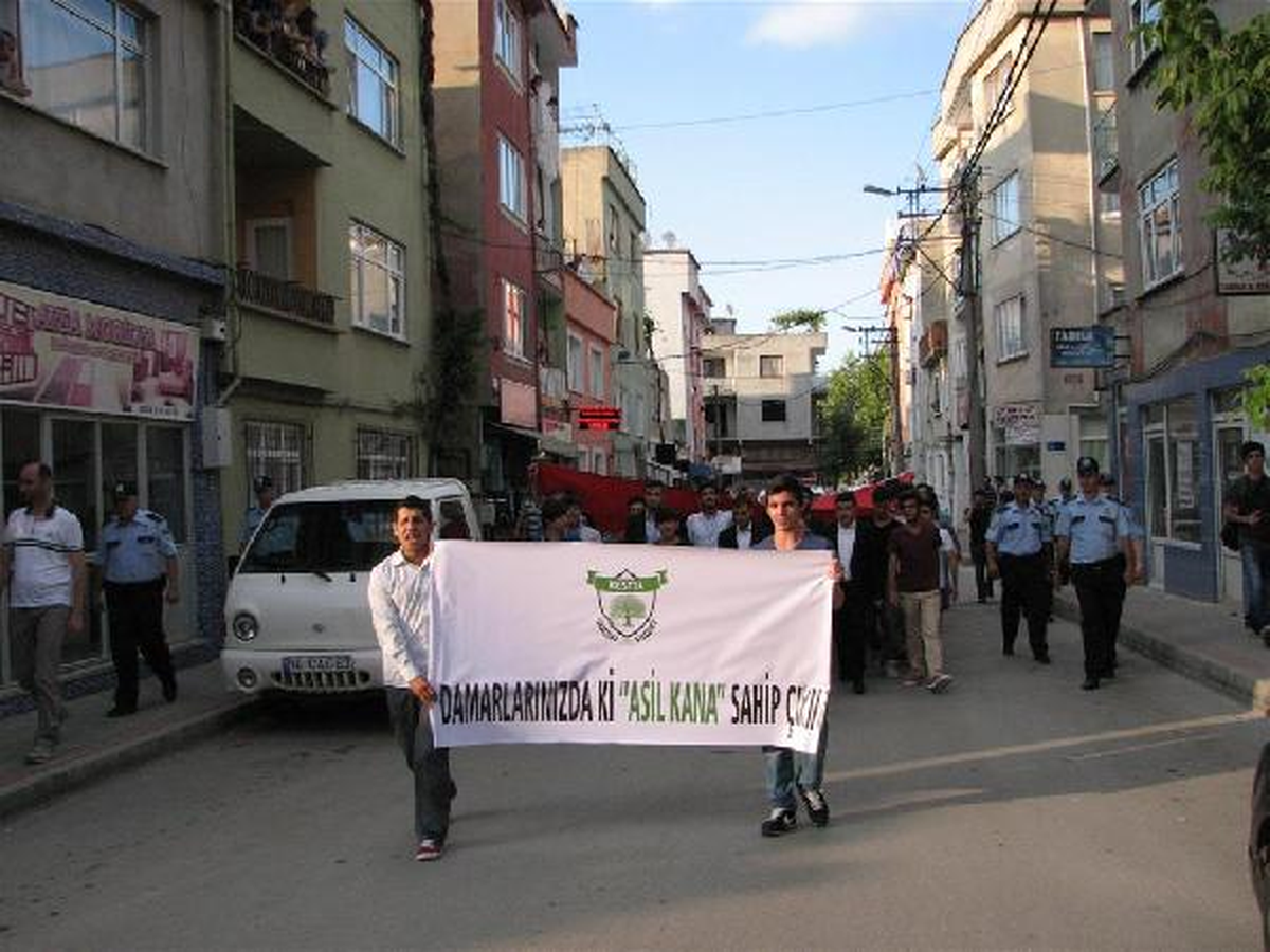 Kestel\'de \' Bonzai\'ye Karşı Protesto Yürüyüşü