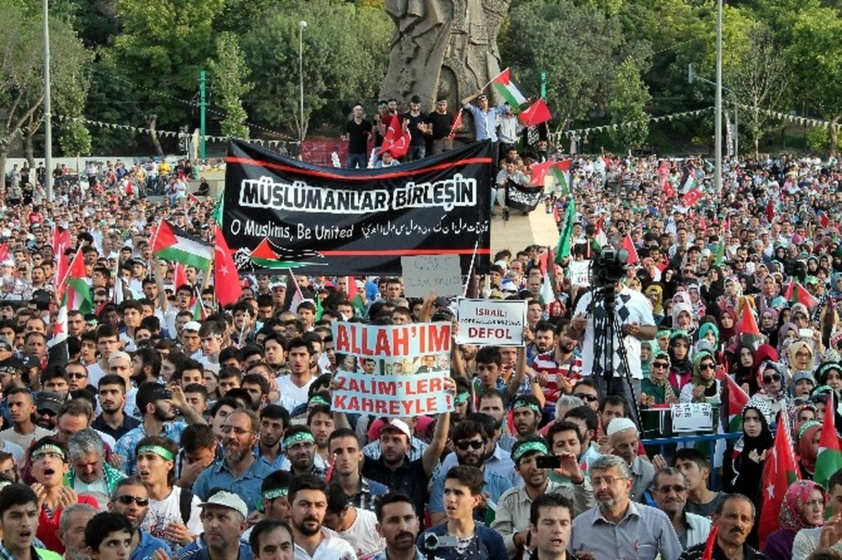 Konya\'da İsrail\'e Tepki Mitingi