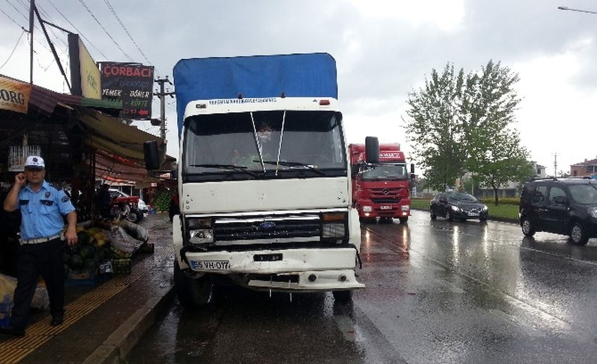 Samsun\'da Zincirleme Trafik Kazası