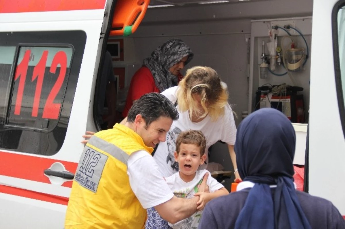 Samsun\'da Zincirleme Trafik Kazası: 7 Yaralı
