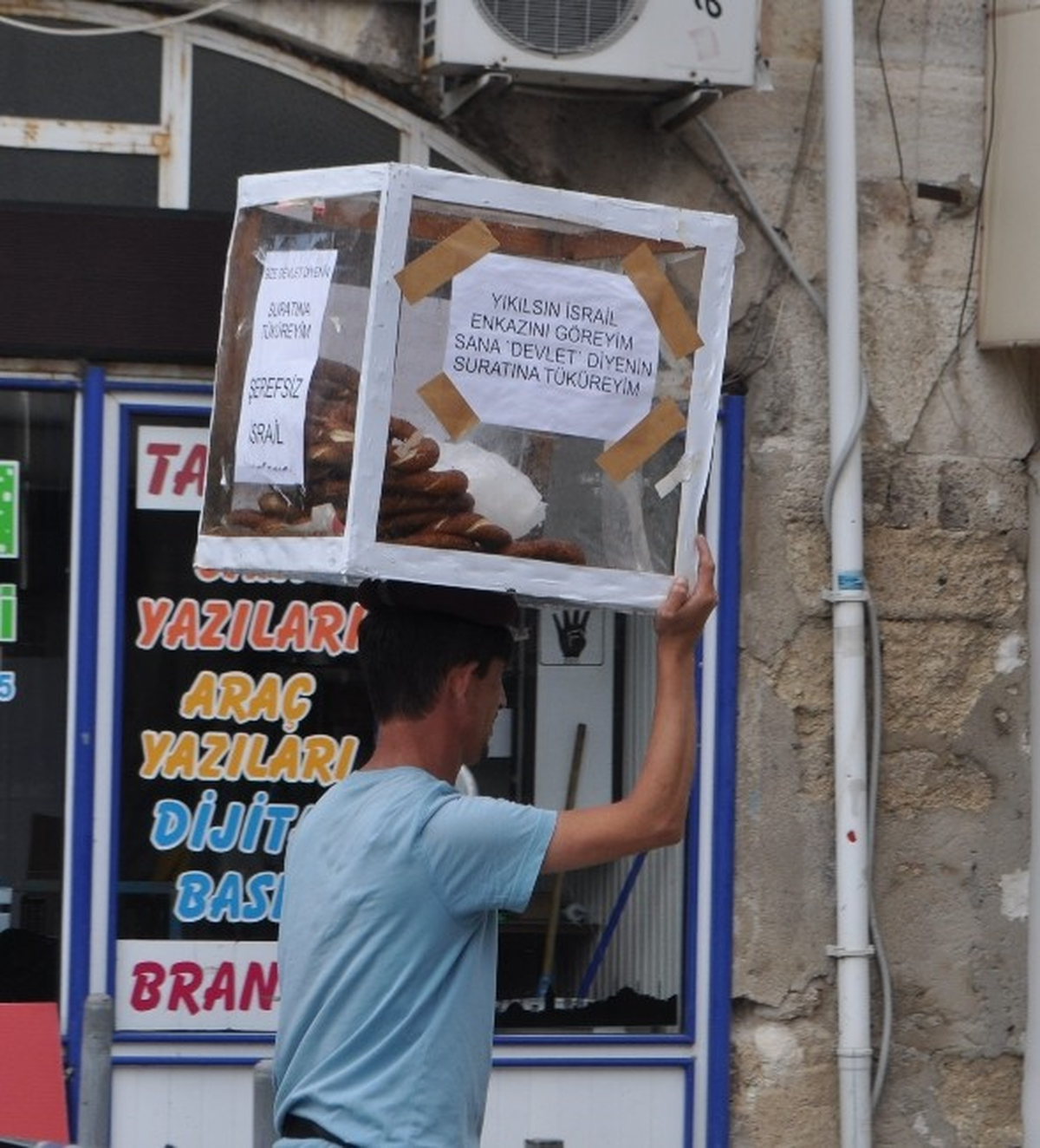 Simitçi Resul\'dan Filistin\'e Destek