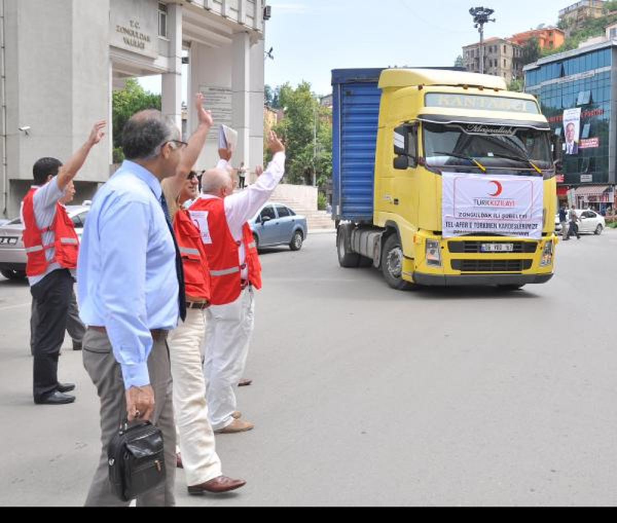 Telafer\'e Yardım Konvoyu Gaziantep\'ten Yola Çıkıyor