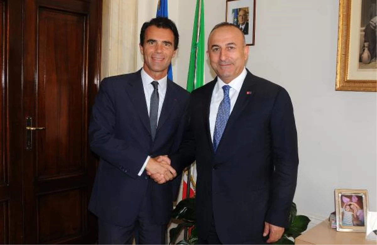 Bakan Çavuşoğlu, AB Dönem Başkanı İtalya\'da Temaslarını Sürüyor