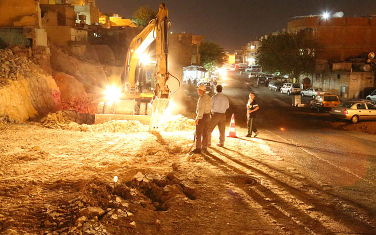 Harran Kapı\'da Yol Çalışmaları Sürüyor