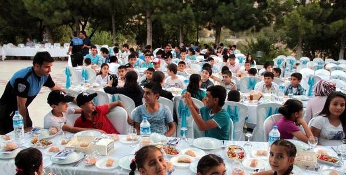 Malatya Emniyet Müdürlüğü, 200 Öğrenciye İftar Verdi