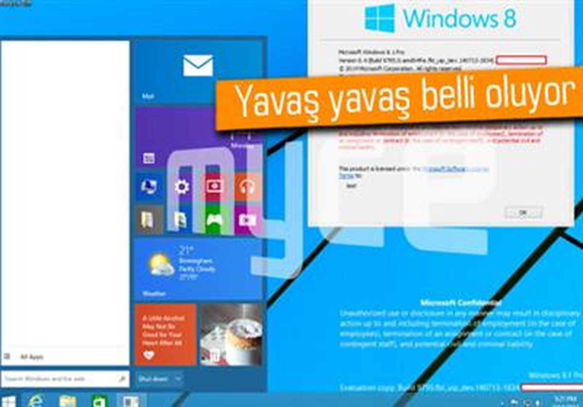 Windows 8\'in Başlat Menüsünden Yeni Fotoğraf Geldi