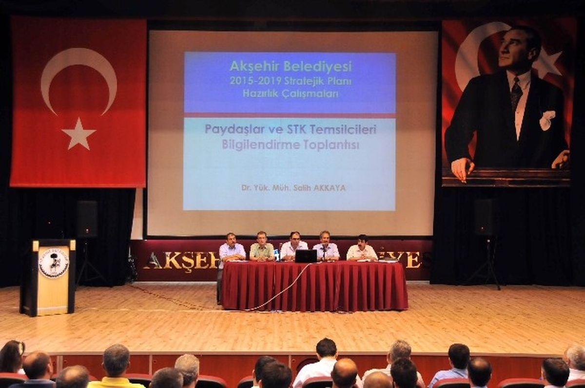 Akşehir Belediyesi 2015-2019 Stratejik Plan Bilgilendirme Toplantısı Yapıldı