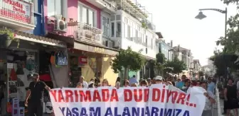 Çeşmeliler'den RES Protestosu