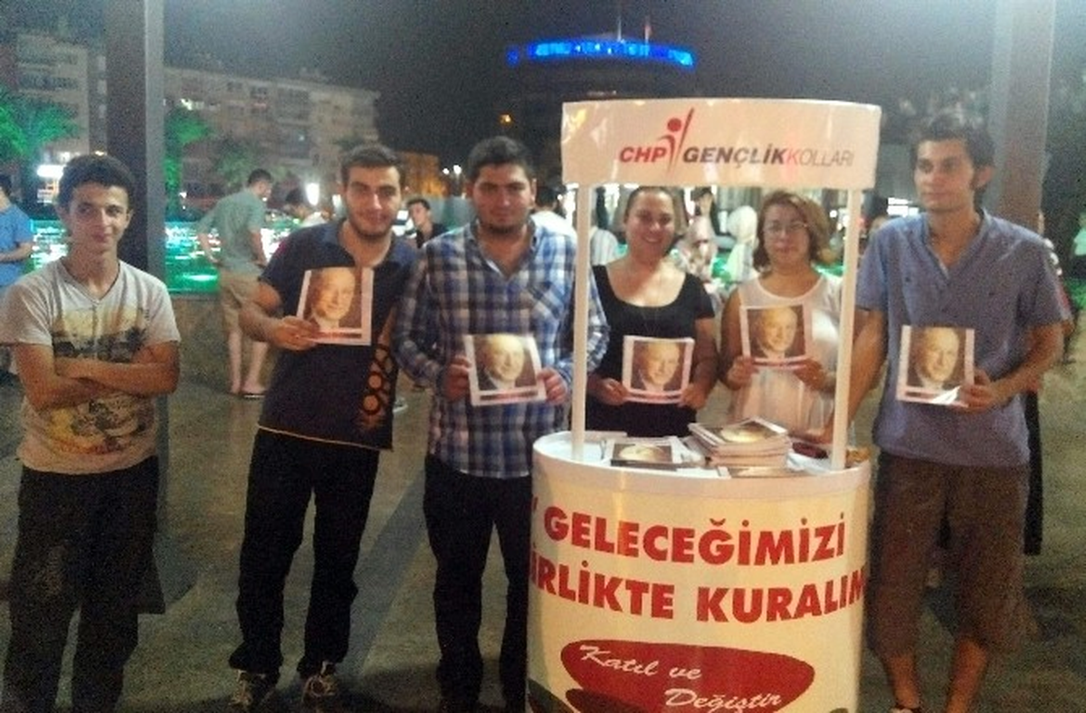CHP\'li Gençlerden İhsanoğlu\'na Destek