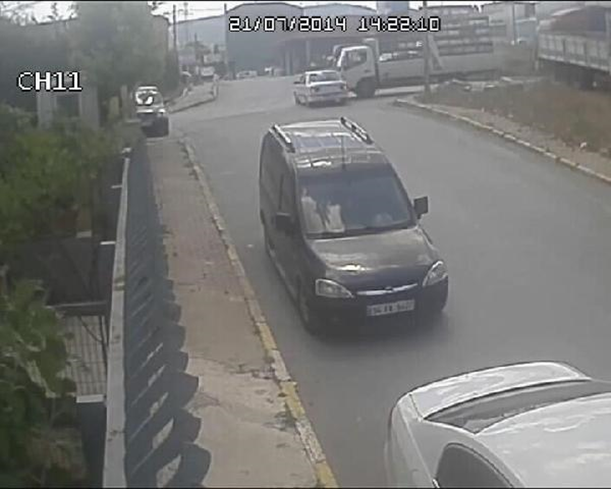 Feci Kaza Güvenlik Kamerasında