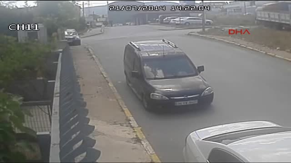 Feci Kaza Güvenlik Kamerasında