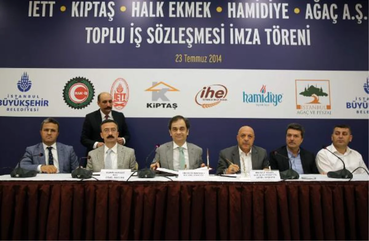 İstanbul Büyükşehir Belediyesi\'nde Toplu Sözleşme İmzalandı
