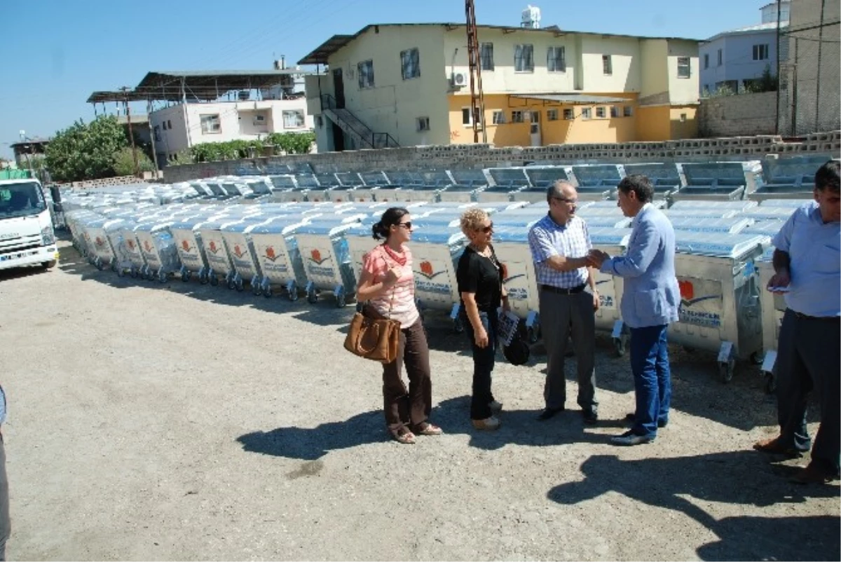 Hatay Kırıkhan Belediyesine 400 Adet Çöp Konteyneri